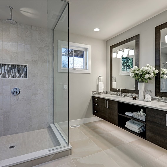 newly renovated bathroom