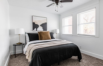 bedroom cleaning