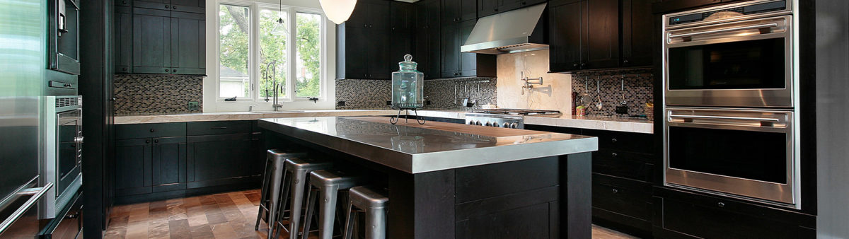 sparkling clean modern kitchen