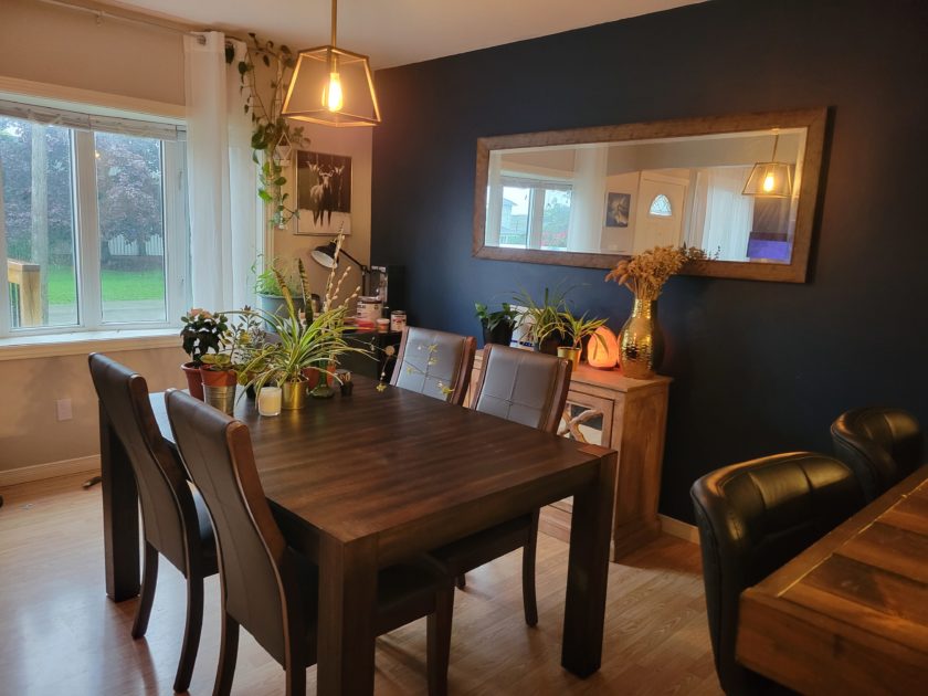 clean dining area