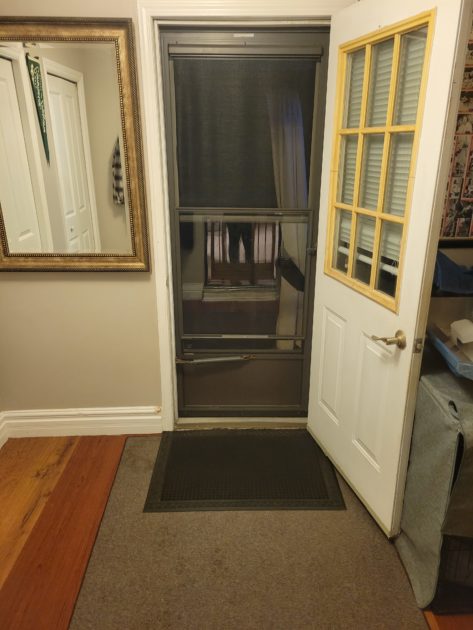 clean entrance to home