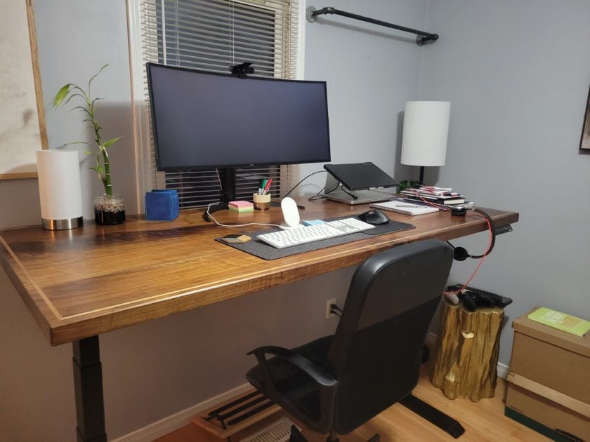clean home office