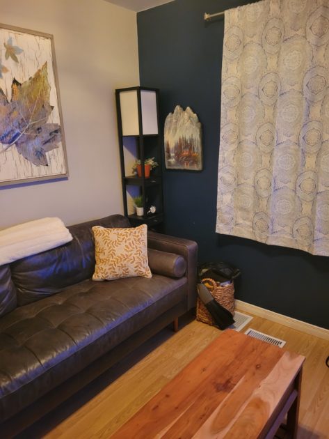 clean living room