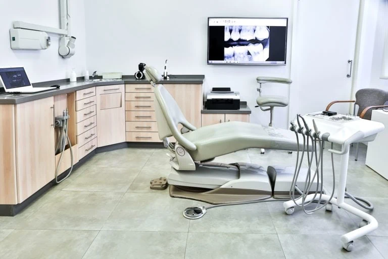 recently cleaned dentist office