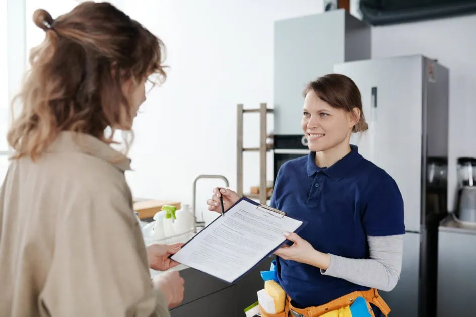 Hourly rates for house cleaners.