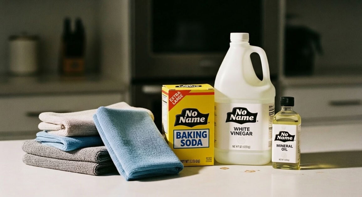 stainless steel stove cleaning supplies